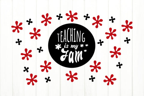 Teacher Life, Teacher Quotes Cold Cup Bundle. Venti Cold Cup SVG Olga Terlyanskaya 