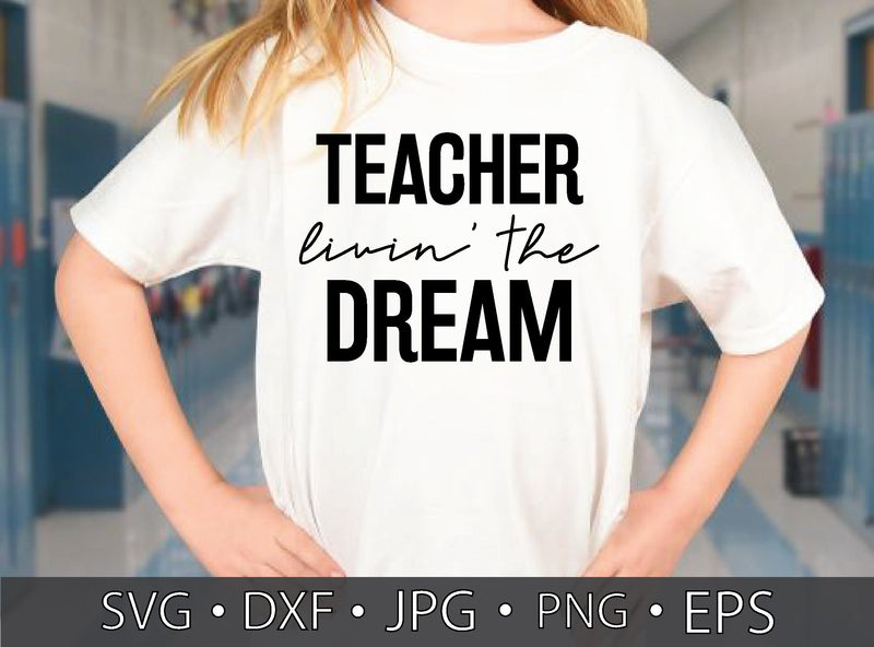 teacher livin’ the dream SVG md faruk hossain 