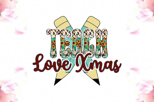 Teacher Love Xmas Sublimation Sublimation Jagonath Roy 