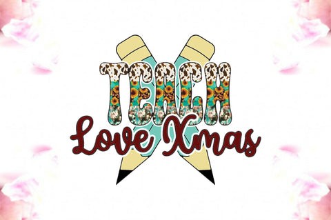 Teacher Love Xmas Sublimation Sublimation Jagonath Roy 