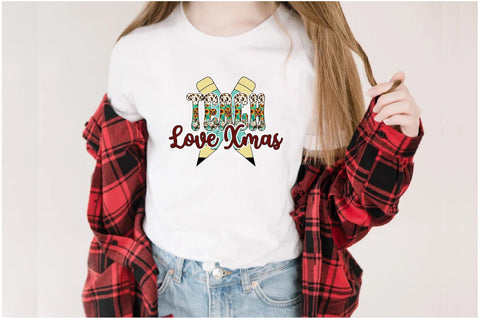 Teacher Love Xmas Sublimation Sublimation Jagonath Roy 