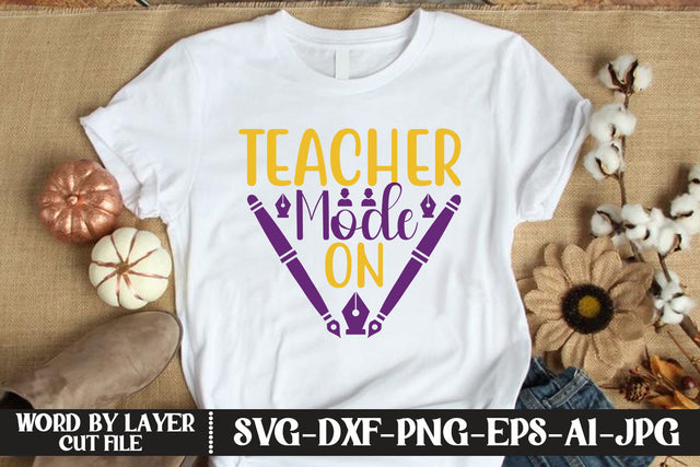 Teacher Mode On SVG CUT FILE SVG MStudio 