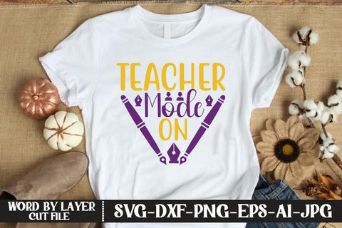 Teacher Mode On SVG CUT FILE SVG MStudio 