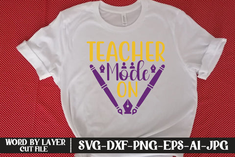 Teacher Mode On SVG CUT FILE SVG MStudio 