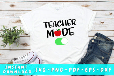 Teacher Mode On SVG SVG HappyDesignStudio 
