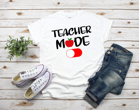 Teacher Mode SVG Bundle - 3 Designs, Teacher Mode All Day Every Day SVG, Teacher Mode On SVG, Teacher Mode Off SVG SVG HappyDesignStudio 
