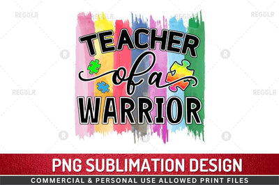 Teacher of a warrior SVG Sublimation Regulrcrative 