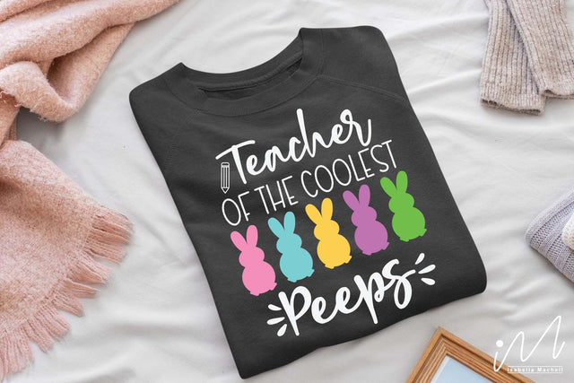 Teacher of the coolest Peeps svg, Cool teacher svg, Easter teacher svg SVG Isabella Machell 