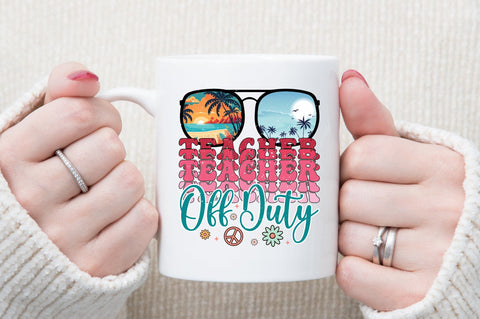 Teacher off Duty Sublimation Sublimation designartist 