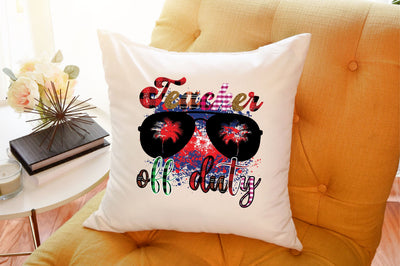 Teacher Off Duty Sublimation SVGArt 