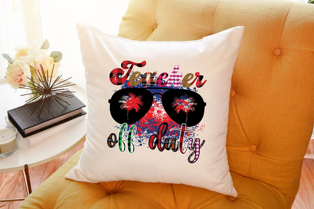 Teacher Off Duty Sublimation SVGArt 