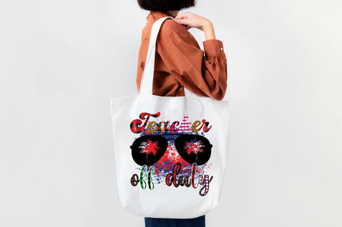 Teacher Off Duty Sublimation SVGArt 