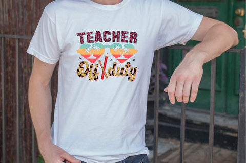 teacher off duty Sublimation SVGArt 