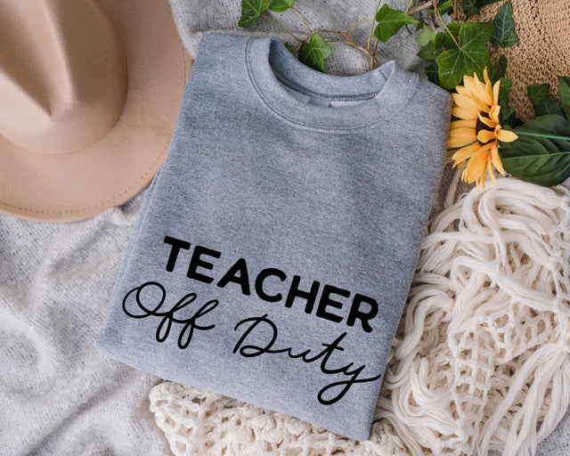 Teacher Off Duty Svg, Teacher svg, Funny Teacher svg, Summer Vacation svg, Last day of school svg, Summer Svg, Teacher Life svg, svg for cut SVG Fauz 
