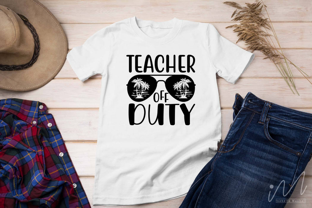 Teacher Off Duty svg,Kindergarten Teacher Svg, Cool Teacher T-shirt svg ...