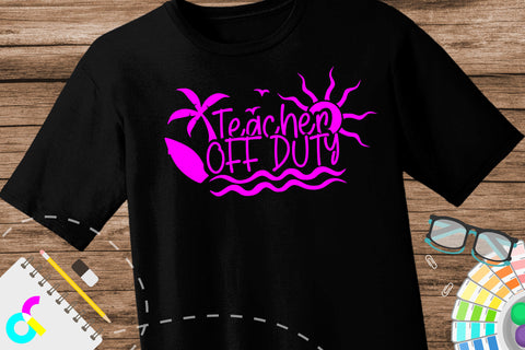 Teacher on vacation svg SVG Artinrhythm shop 