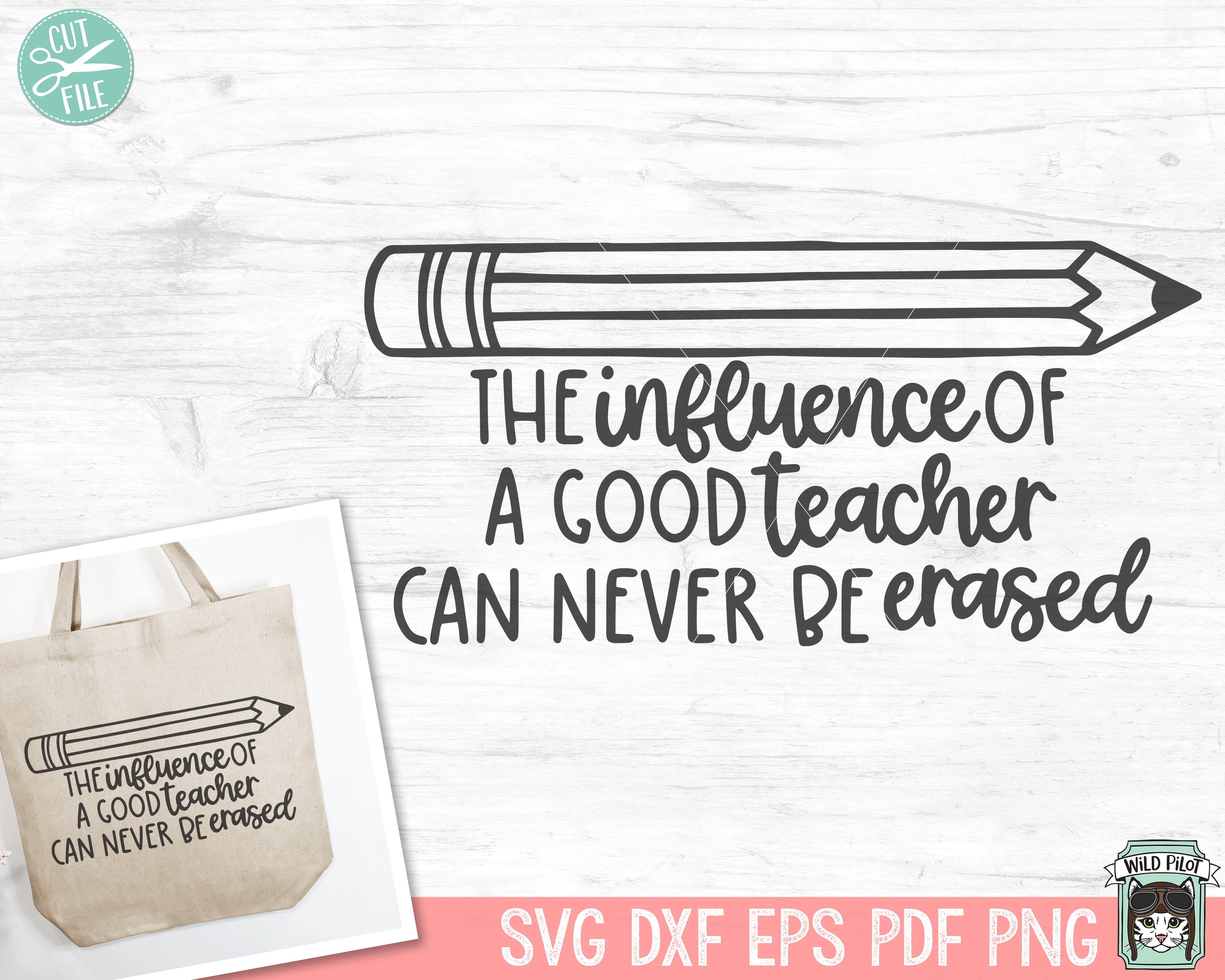 Teacher Pens & Pencils SVG DXF PNG EPS