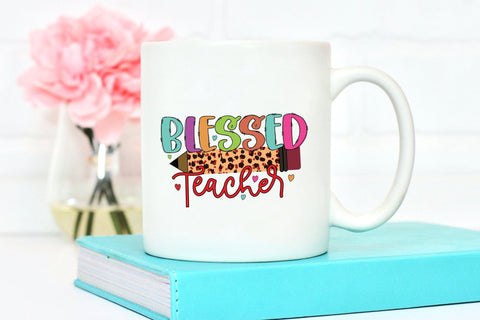 Teacher PNG Sublimation - Blessed Teacher PNG Sublimation CraftLabSVG 