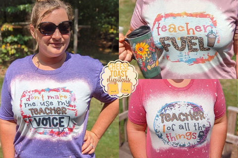 Teacher PNG Sublimation Bundle | 10 Leopard Print Designs Sublimation Cheese Toast Digitals 