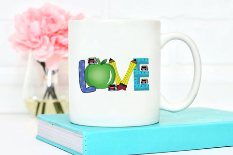 Teacher PNG Sublimation Design - Love Sublimation CraftLabSVG 