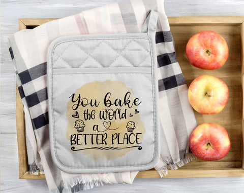 Teacher Pot Holder Sublimation Designs Bundle, 6 Designs, Teacher Pot Holder PNG Files, How Sweet It Is To Be Taught By You PNG Sublimation HappyDesignStudio 
