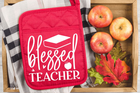 Teacher Pot Holder SVG Bundle SVG Regulrcrative 