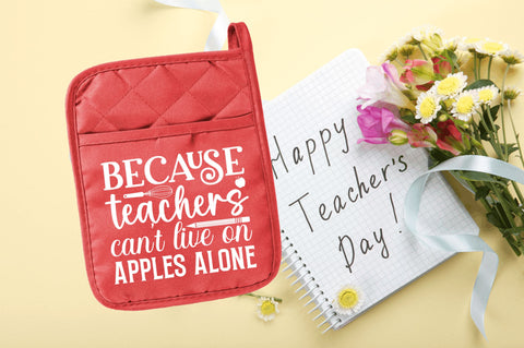 Teacher Pot Holder SVG Bundle SVG Regulrcrative 