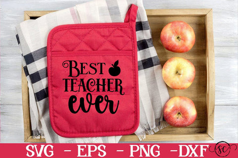 Teacher pot holder SVG Bundle SVG Svgcraft 