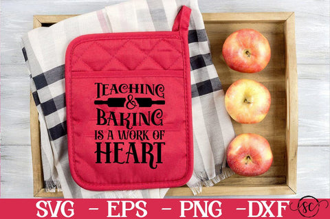 Teacher pot holder SVG Bundle SVG Svgcraft 