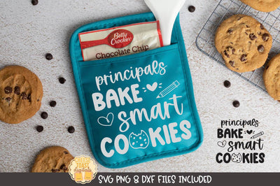 Teacher Pot Holder SVG | Principals Bake Smart Cookies SVG Cheese Toast Digitals 