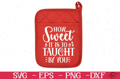 Teacher potholder SVG Bundle SVG Svgcraft 