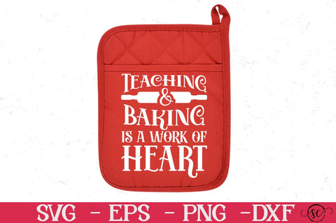 Teacher potholder SVG Bundle SVG Svgcraft 