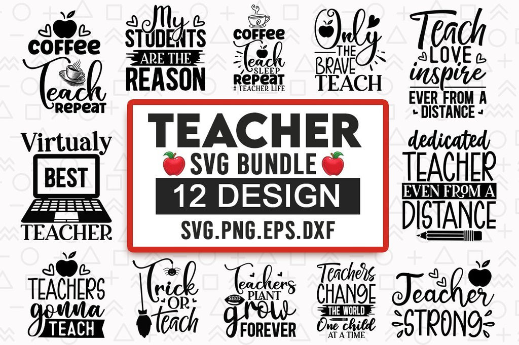 Teacher Quotes Svg Bundle.Teacher svg for Cricut, svg Files for Cricut ...