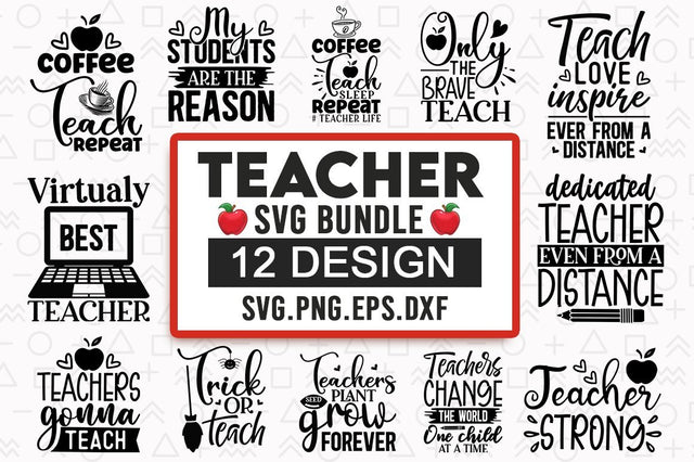 Teacher Quotes Svg Bundle.Teacher svg for Cricut, svg Files for Cricut, SVG Designangry 