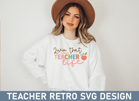 Teacher Retro SVG Design Bundle SVG CraftingStudio 