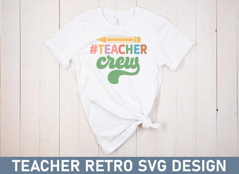 Teacher Retro SVG Design Bundle SVG CraftingStudio 