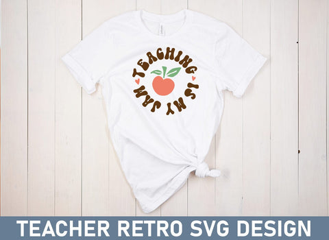 Teacher Retro SVG Design Bundle SVG CraftingStudio 