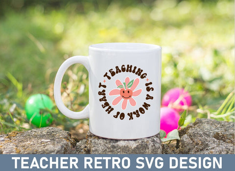 Teacher Retro SVG Design Bundle SVG CraftingStudio 