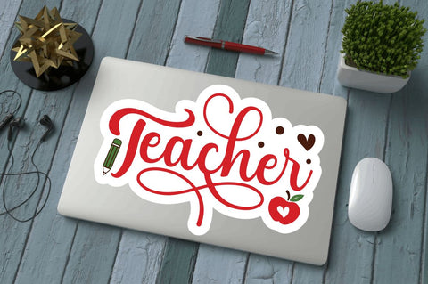 Teacher & School Sublimation Stickers Bundle Sublimation Regulrcrative 