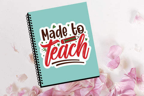 Teacher & School Sublimation Stickers Bundle Sublimation Regulrcrative 