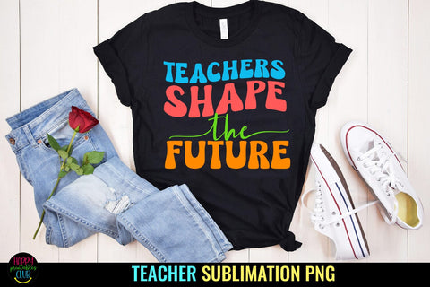 Teacher Shape Future I Teacher Sublimation I Teacher PNG Sublimation Happy Printables Club 