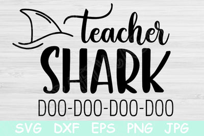Teacher Shark Svg. Teacher Life Svg. Funny Teacher Svg Files for Cricut. Teacher Shirt Svg. Back To School Svg. Teacher Appreciation Svg. SVG TiffsCraftyCreations 