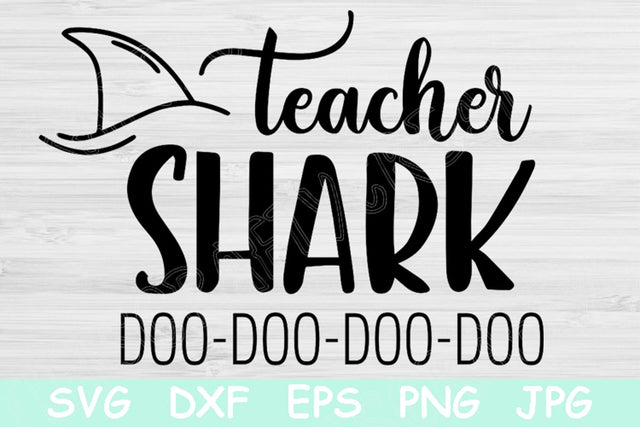 Teacher Shark Svg. Teacher Life Svg. Funny Teacher Svg Files for Cricut. Teacher Shirt Svg. Back To School Svg. Teacher Appreciation Svg. SVG TiffsCraftyCreations 