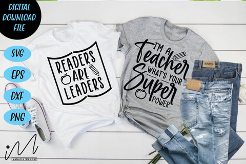 Teacher shirt svg bundle, Cool teacher cricut, kindergarten teacher svg,gift for teacher svg, teacher appreciation svg, Back to school svg, bundle cut files SVG Isabella Machell 