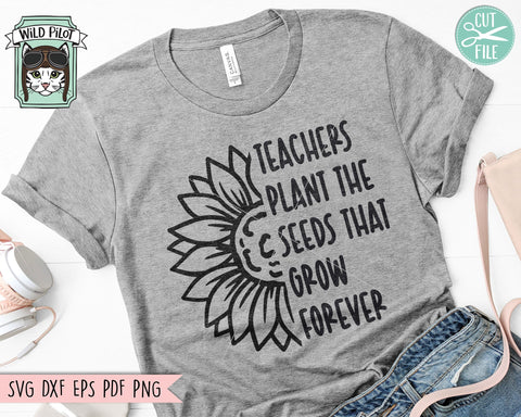 Teacher Shirt SVG, Inspirational Quote SVG, Teacher Gift SVG SVG Wild Pilot 