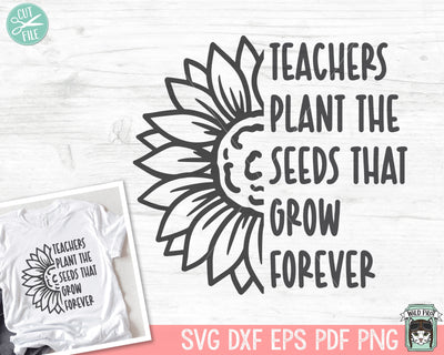 Teacher Shirt SVG, Inspirational Quote SVG, Teacher Gift SVG SVG Wild Pilot 