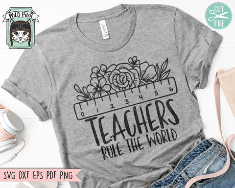 Teacher Shirt SVG, Teacher Gift SVG, Positive Vibes SVG, Inspirational Quote SVG SVG Wild Pilot 