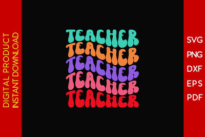 Teacher Sign SVG PNG PDF Cut File SVG Creativedesigntee 