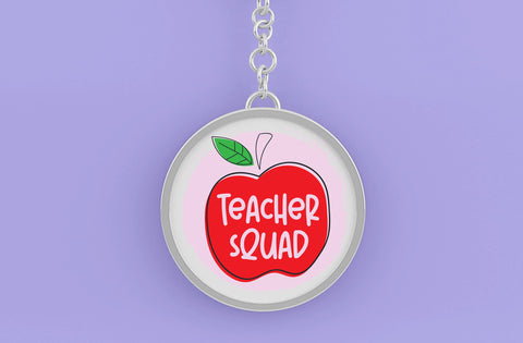 Teacher Squad, Round Key ring SVG SVG MD mominul islam 