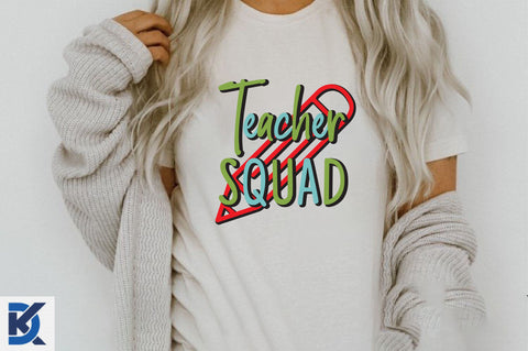 Teacher Squad Sublimation SVGista 